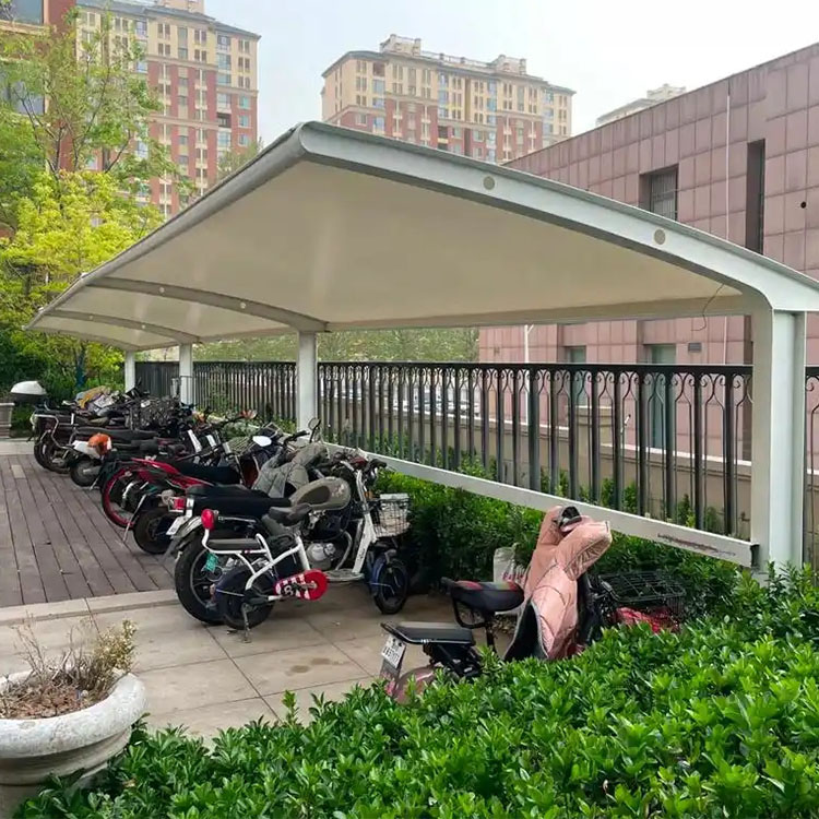 平原县膜结构电动车棚